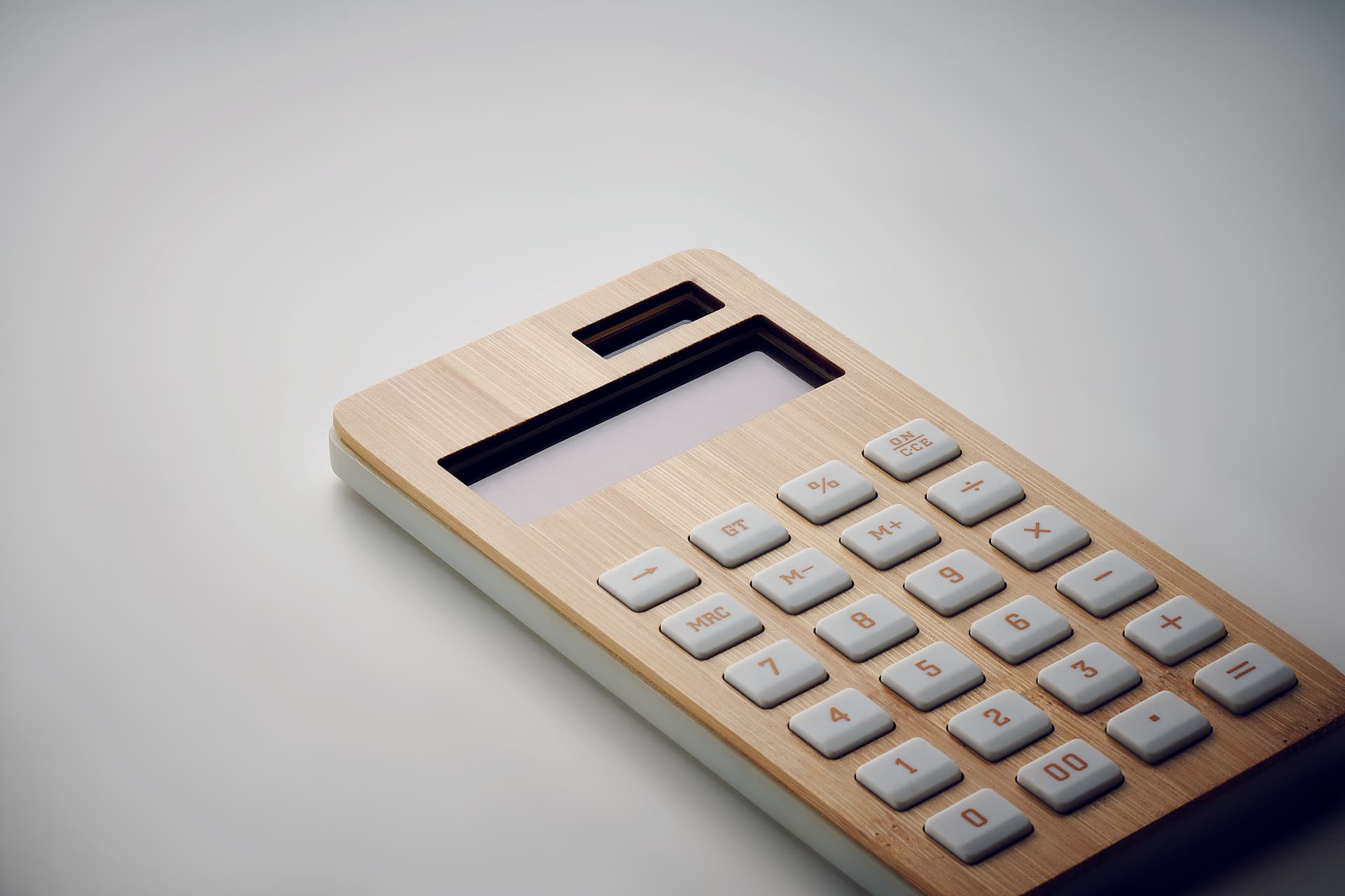 Calcubim 12 digit bamboo calculator 5