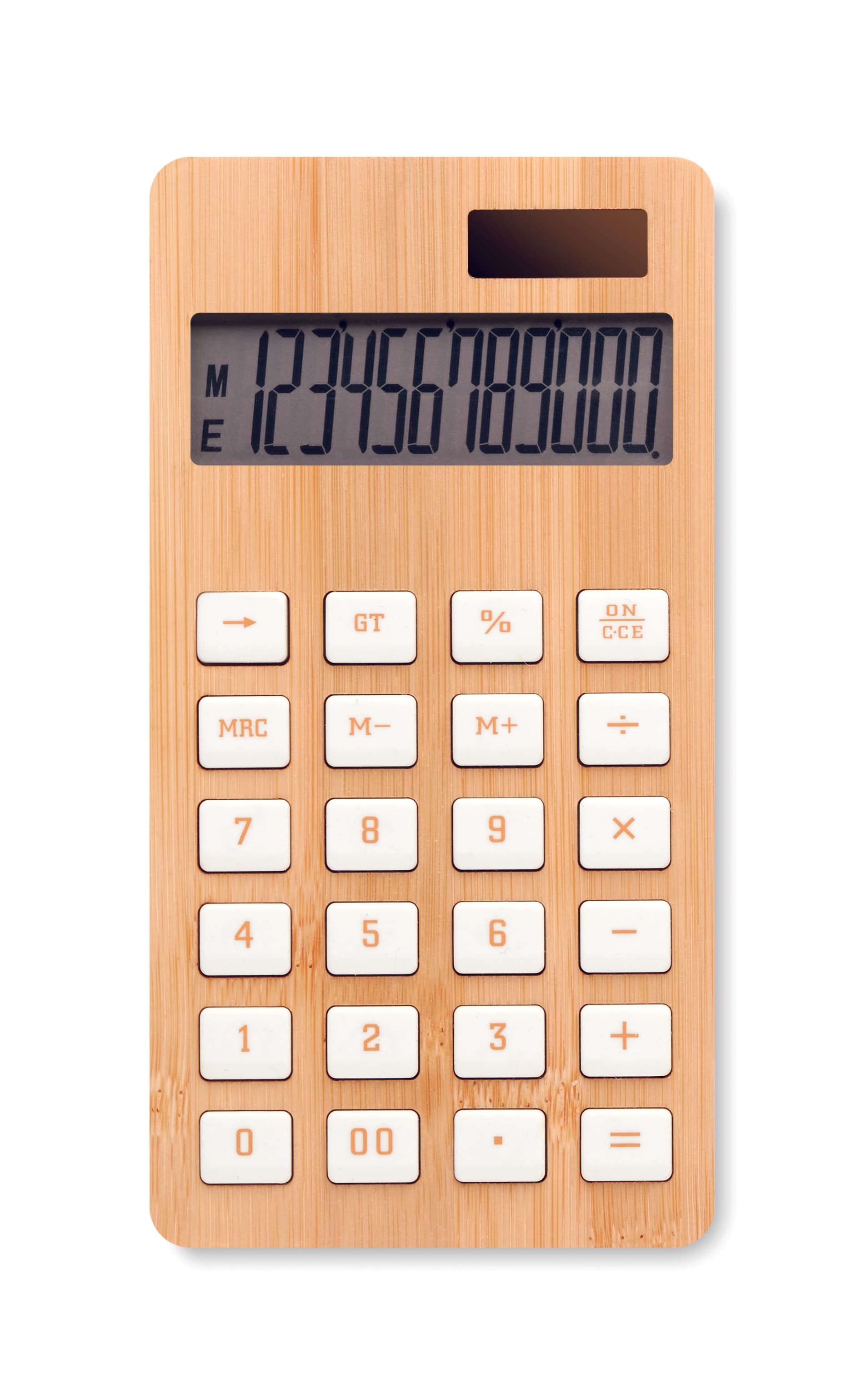 Calcubim 12 digit bamboo calculator