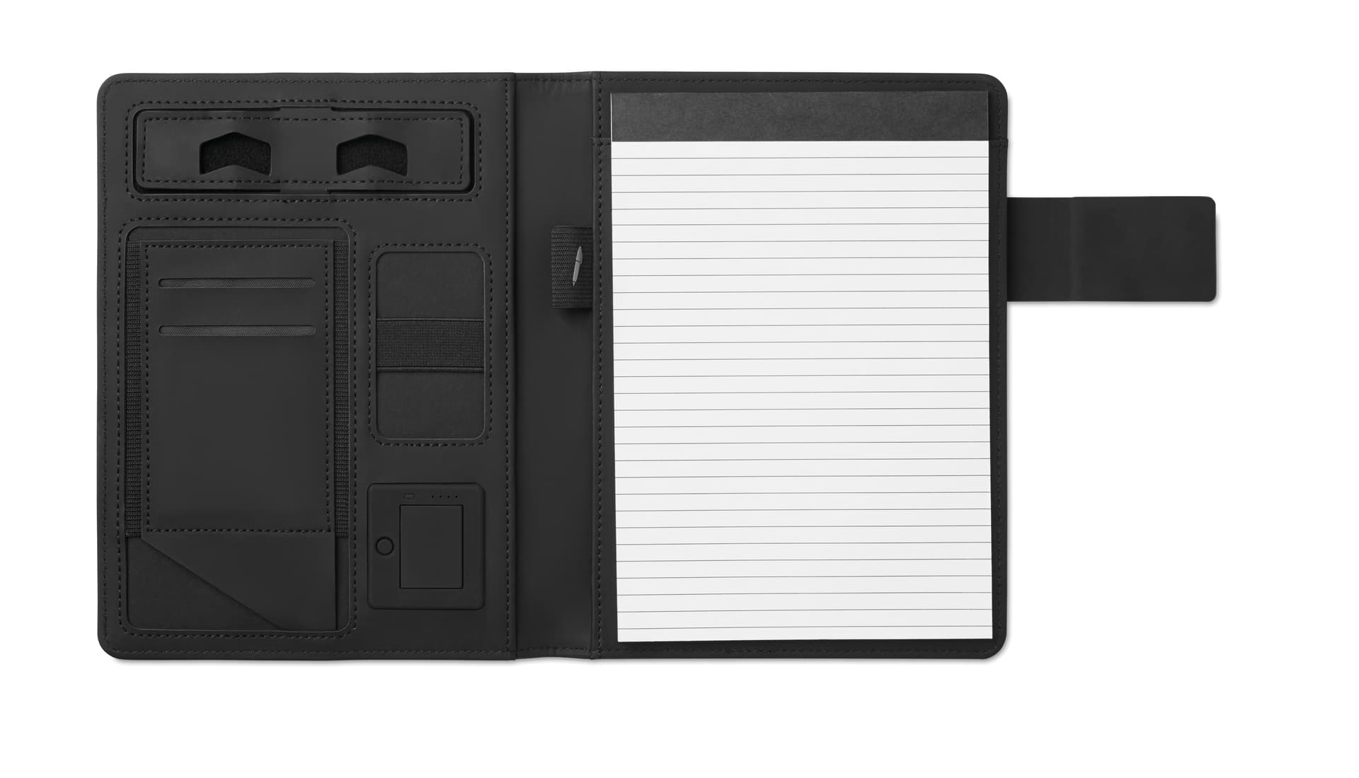 Powernoty A5 folder with power bank