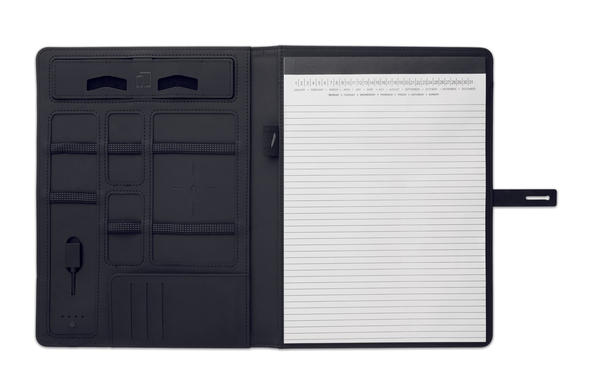 Smartfolder A4 folder w/wireless charger5W 3
