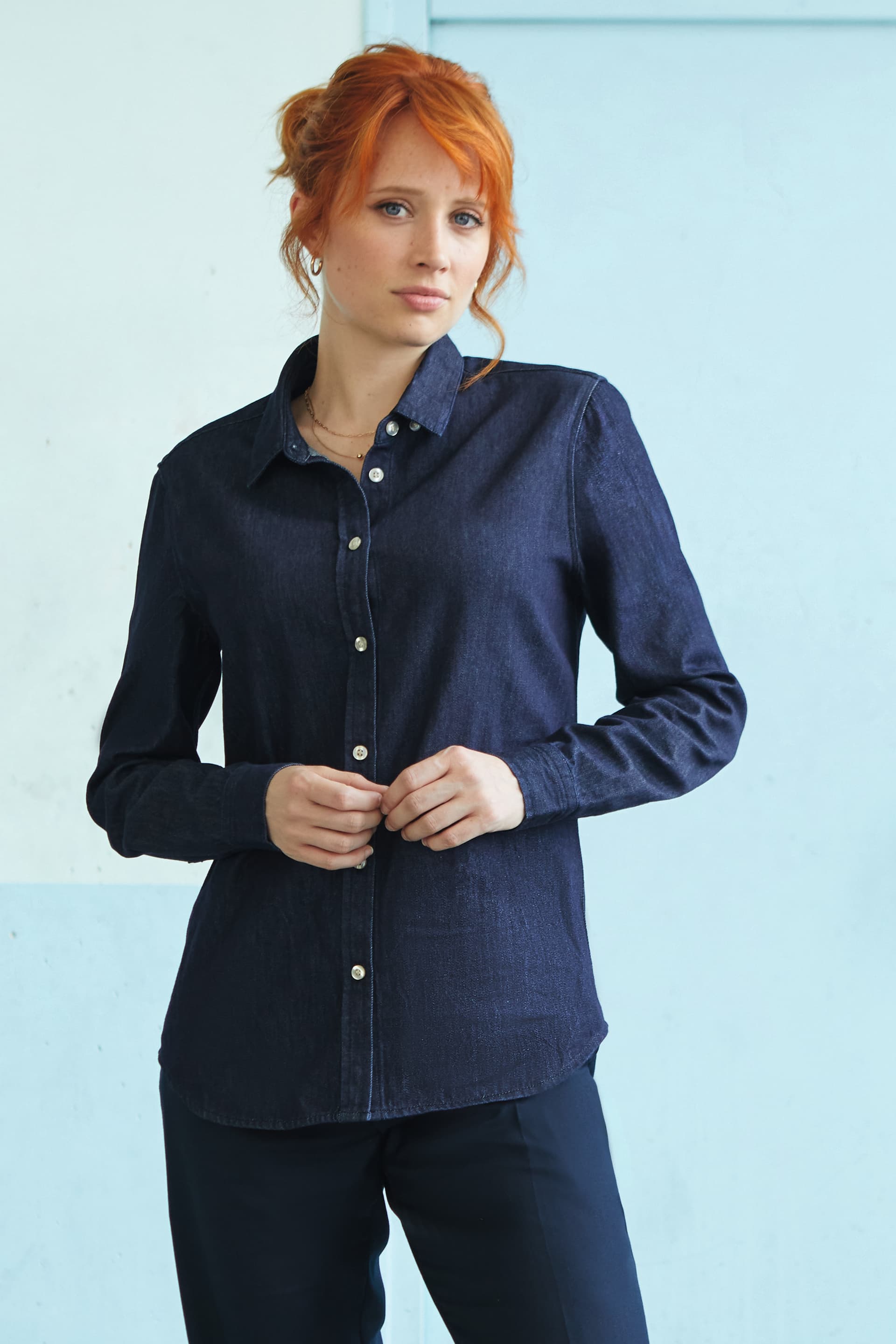 NEOBLU Bennett Men BENNETT WOMEN DENIM SHIRT 4