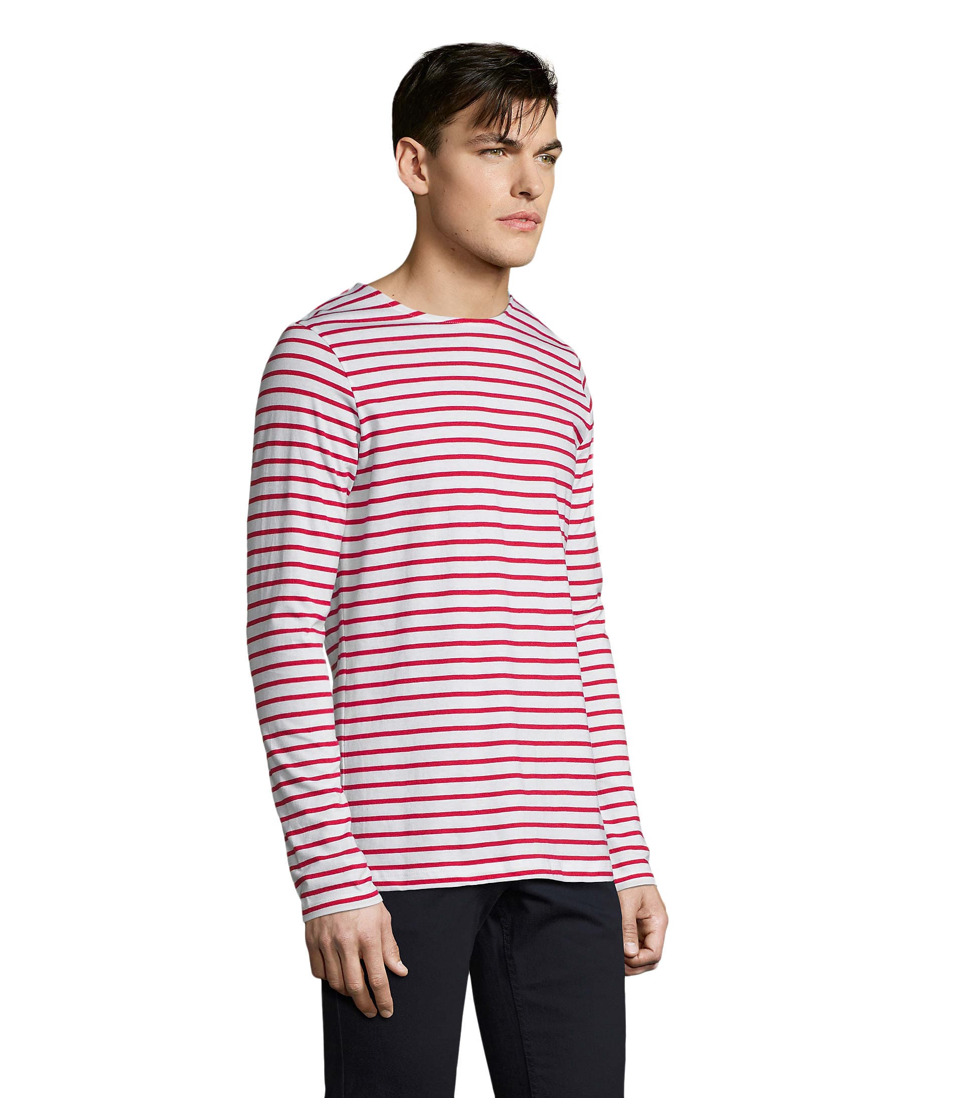 Sol's Marine Men STRIPED T-SHIRT 4