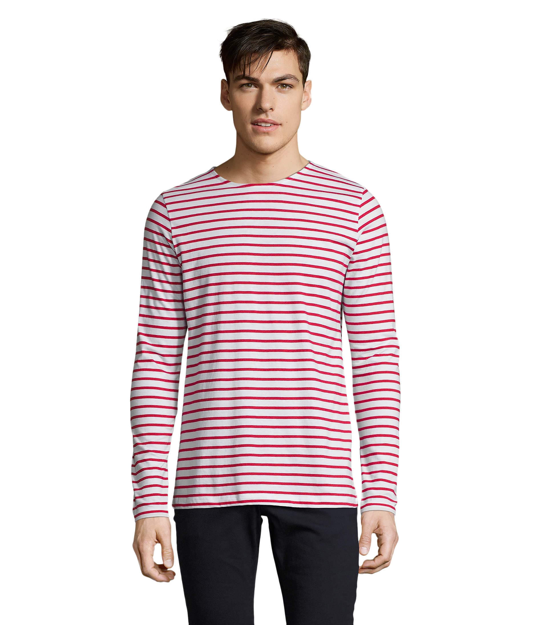 Sol's Marine Men STRIPED T-SHIRT 3