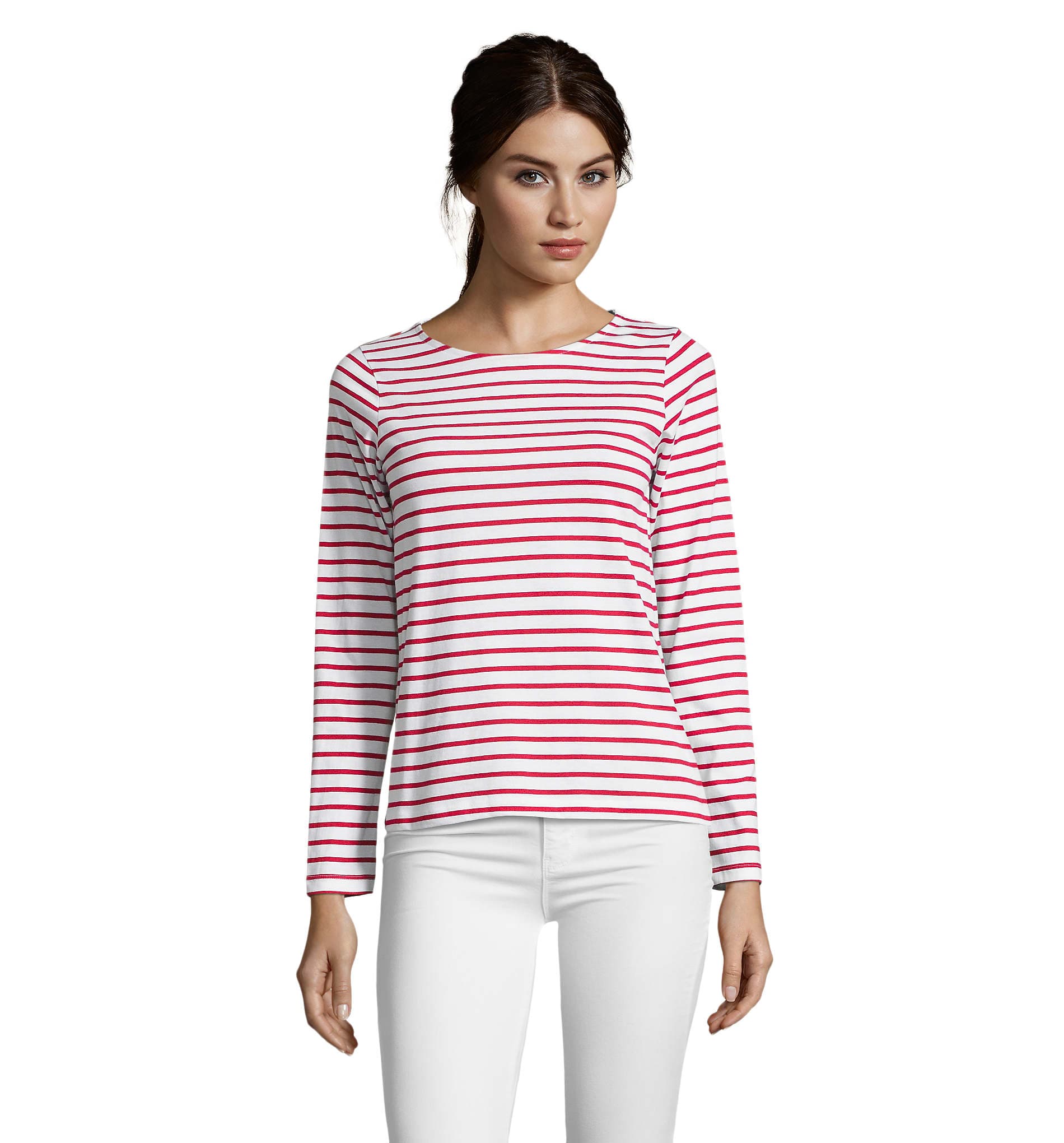 Sol's Marine Women STRIPE T-SHIRT 4