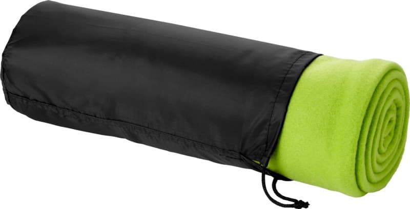 Huggy fleece plaid blanket with carry pouch 150x120 cm 1