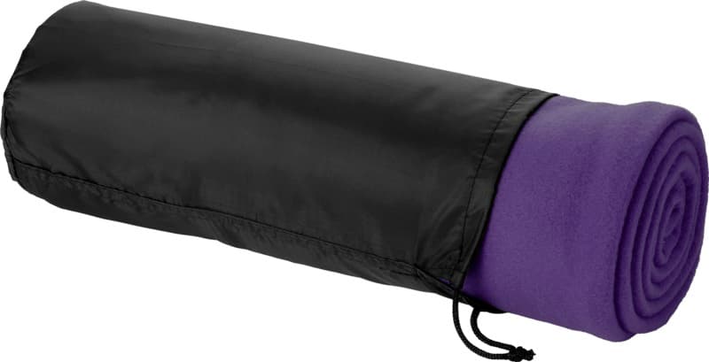 Huggy fleece plaid blanket with carry pouch 150x120 cm 13