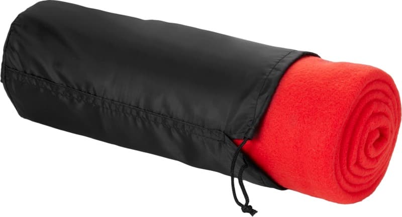 Huggy fleece plaid blanket with carry pouch 150x120 cm 55