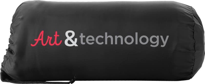 Huggy fleece plaid blanket with carry pouch 150x120 cm 59