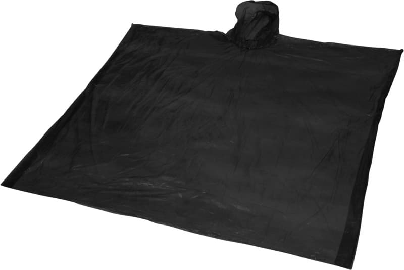 Ziva disposable rain poncho with storage pouch 1