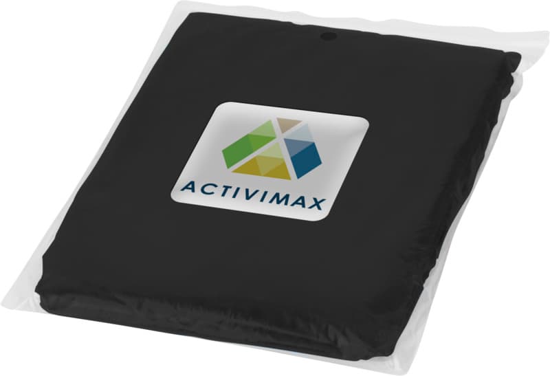 Ziva disposable rain poncho with storage pouch 5