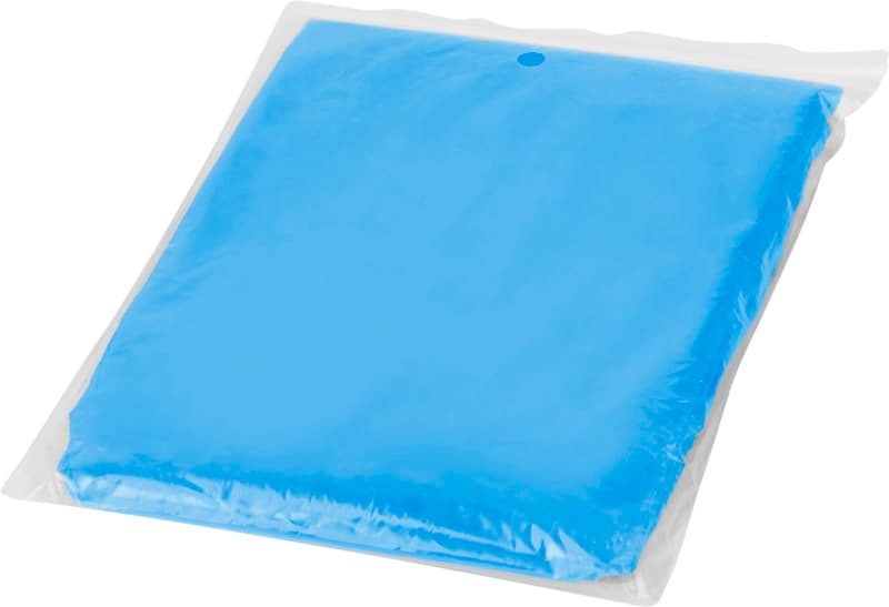 Ziva disposable rain poncho with storage pouch 9