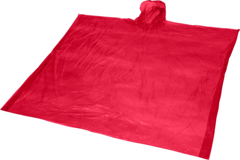 Ziva disposable rain poncho with storage pouch 11