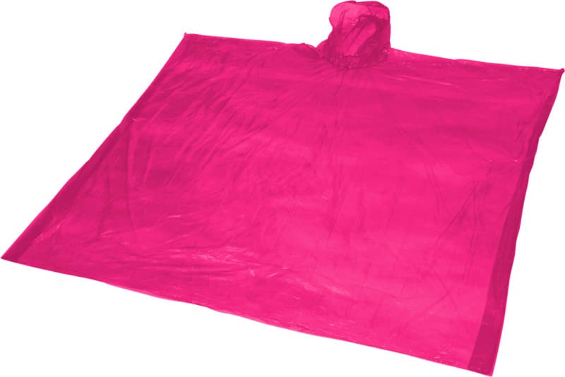 Ziva disposable rain poncho with storage pouch 31