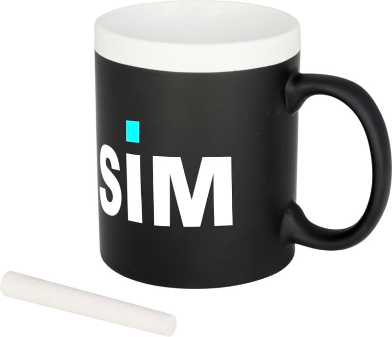 Chalk-write 330 ml ceramic mug 7
