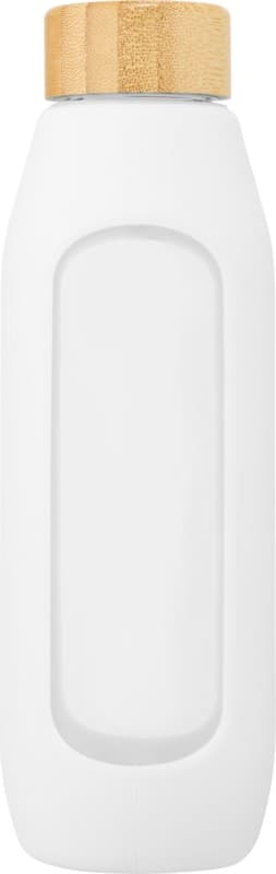 Tidan 600 ml borosilicate glass bottle with silicone grip 2