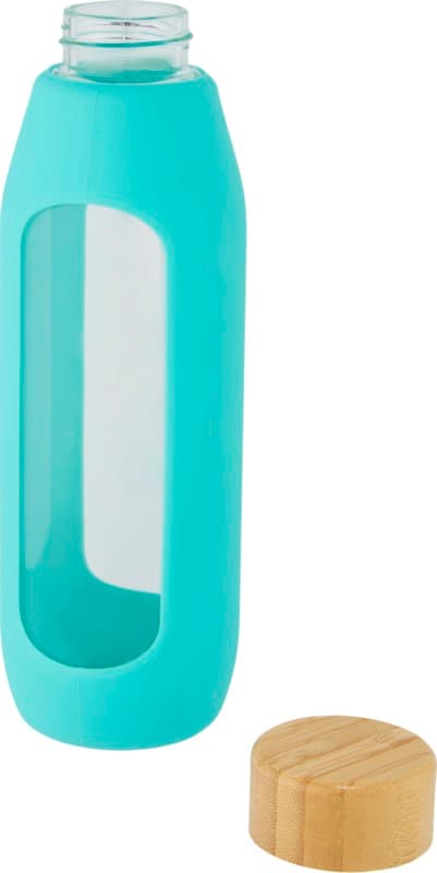 Tidan 600 ml borosilicate glass bottle with silicone grip 10