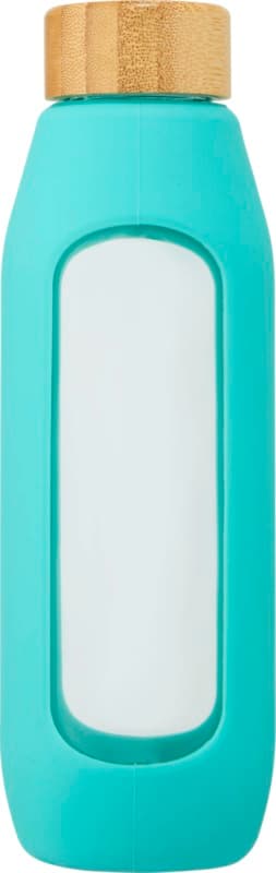 Tidan 600 ml borosilicate glass bottle with silicone grip 9