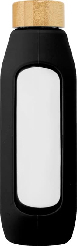 Tidan 600 ml borosilicate glass bottle with silicone grip 22