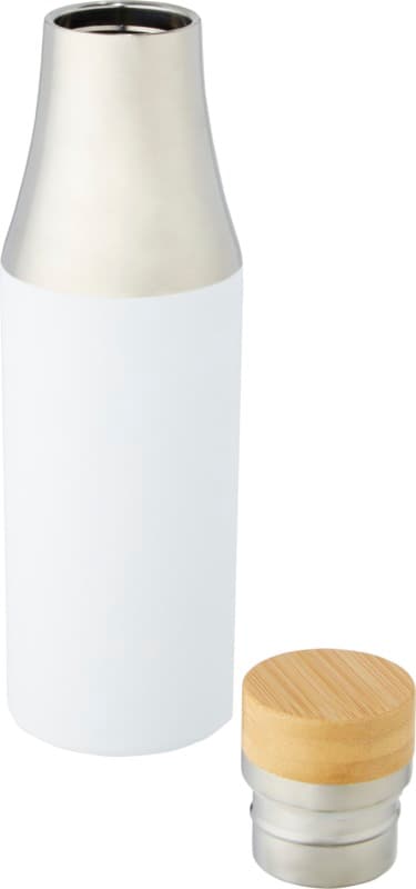 Hulan 540 ml copper vacuum insulated stainless steel bottle with bamboo lid 3