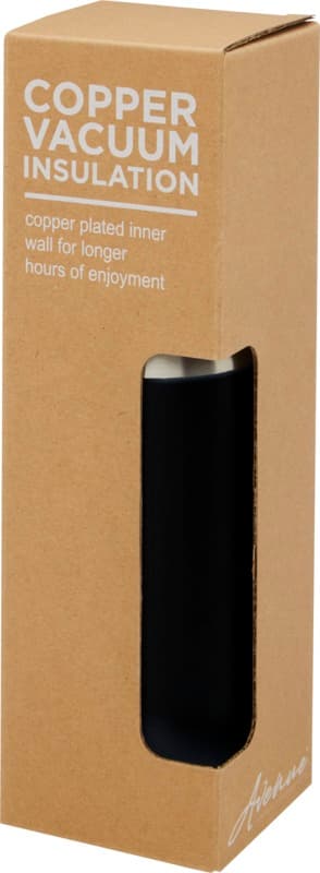 Hulan 540 ml copper vacuum insulated stainless steel bottle with bamboo lid 37