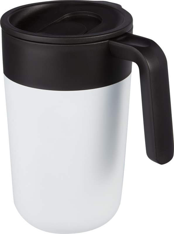 Nordia 400 ml double-wall recycled mug 1