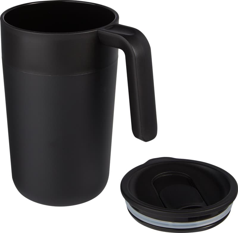 Nordia 400 ml double-wall recycled mug 27