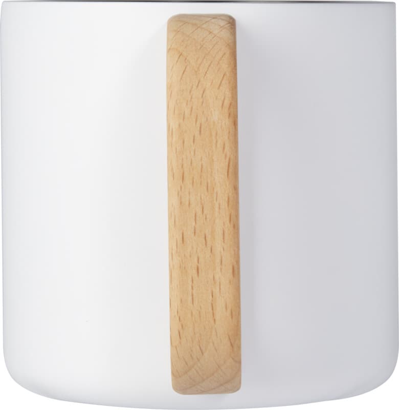 Bjorn 360 ml RCS certified recycled stainless steel mug with copper vacuum insulation 3