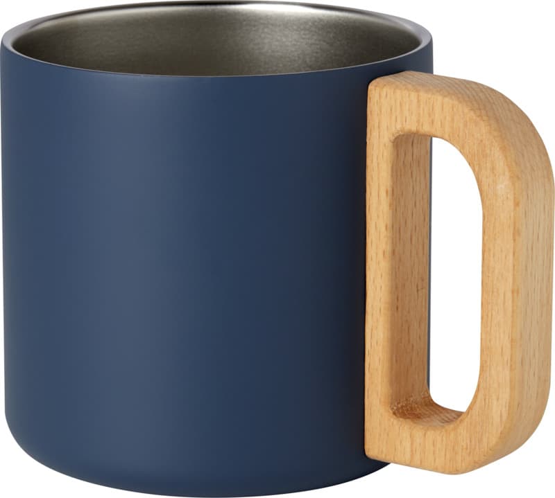 Bjorn 360 ml RCS certified recycled stainless steel mug with copper vacuum insulation 11