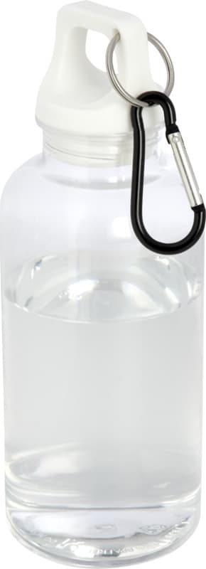 Oregon 400 ml RCS certified recycled plastic water bottle with carabiner 1