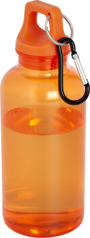 Oregon 400 ml RCS certified recycled plastic water bottle with carabiner 13