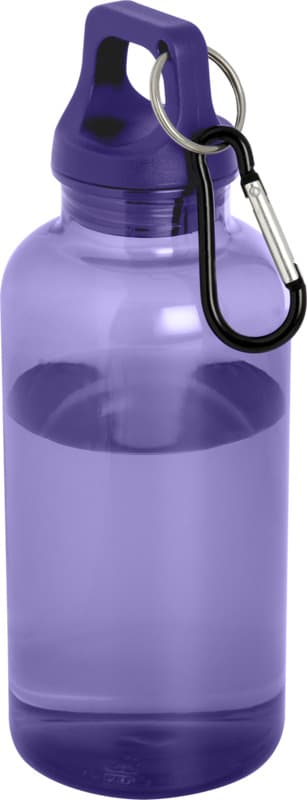 Oregon 400 ml RCS certified recycled plastic water bottle with carabiner 24