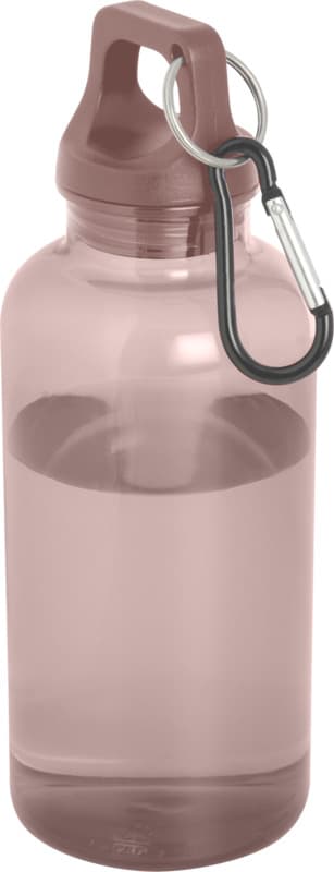 Oregon 400 ml RCS certified recycled plastic water bottle with carabiner 29
