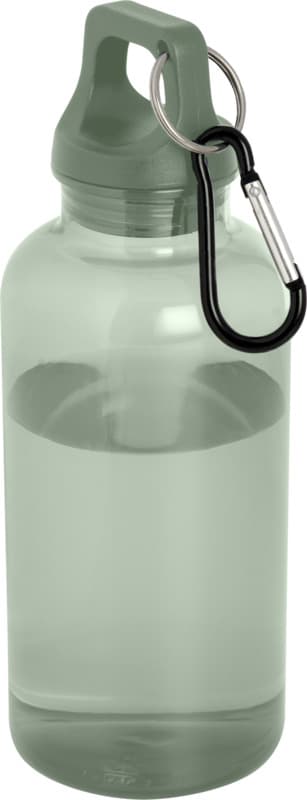 Oregon 400 ml RCS certified recycled plastic water bottle with carabiner 56