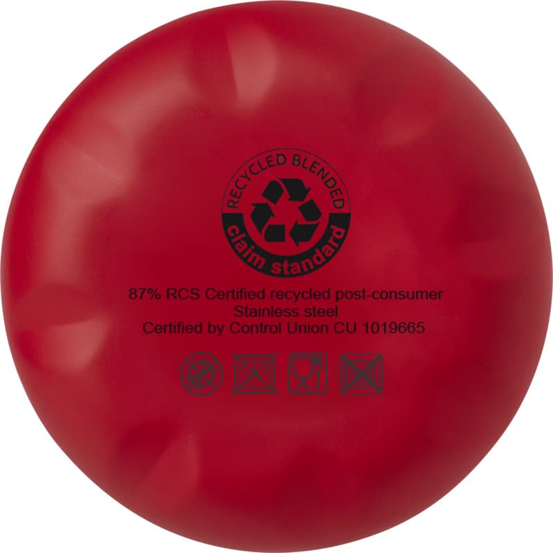 Cove 500 ml RCS certified recycled stainless steel vacuum insulated bottle  10