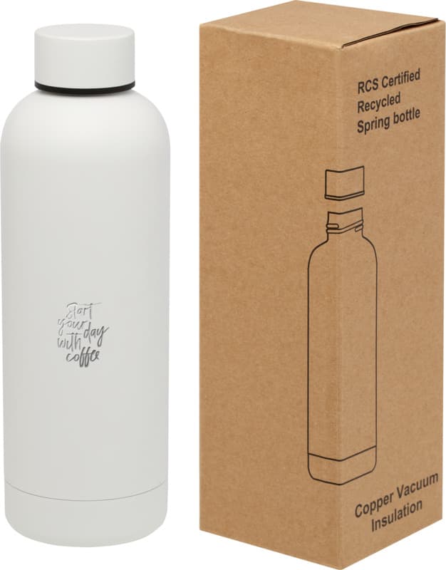 Spring 500 ml RCS certified recycled stainless steel copper vacuum insulated bottle 8