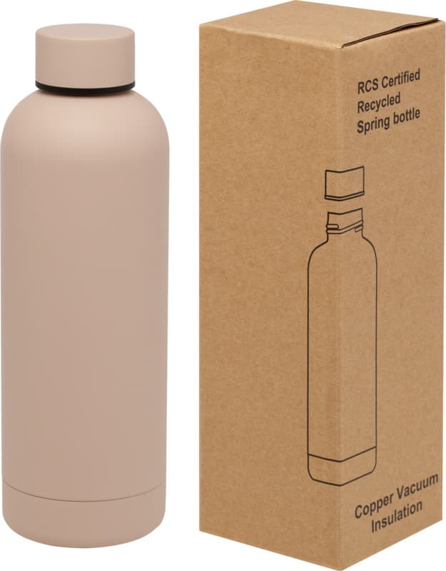Spring 500 ml RCS certified recycled stainless steel copper vacuum insulated bottle 9