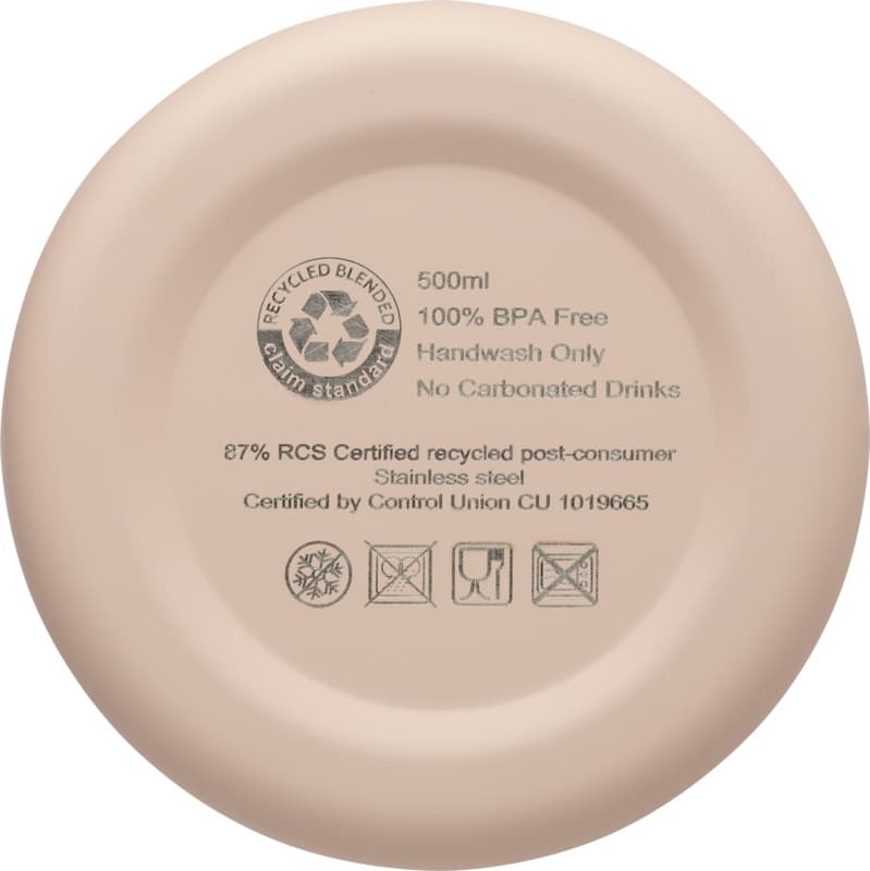 Spring 500 ml RCS certified recycled stainless steel copper vacuum insulated bottle 13