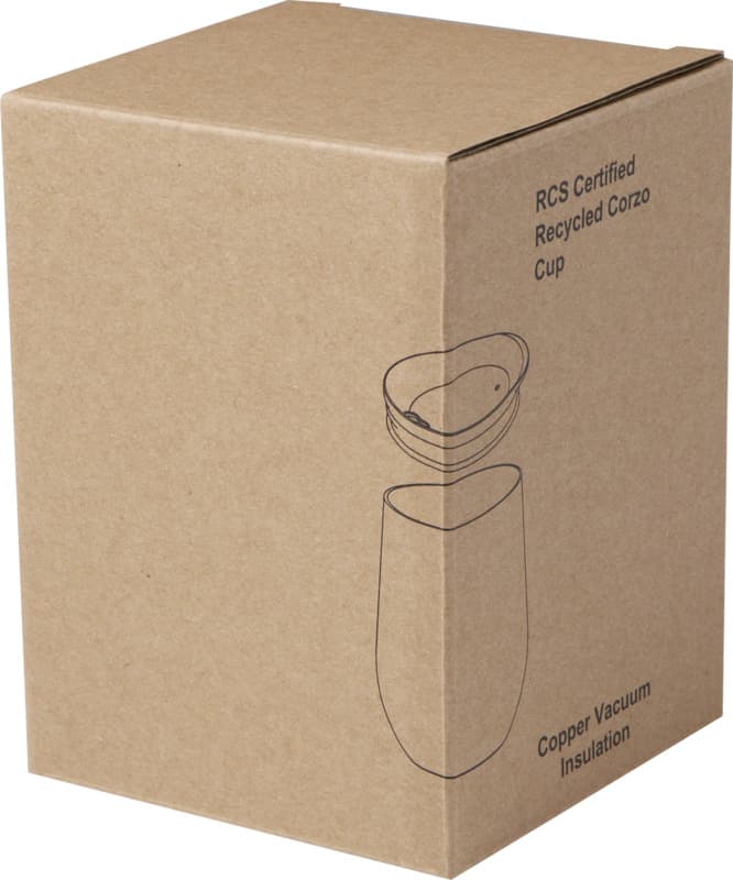 Corzo 350 ml RCS certified recycled stainless steel copper vacuum insulated cup 26