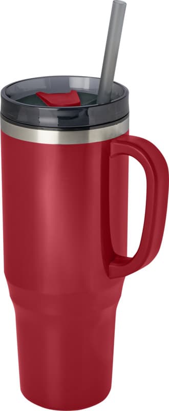 Melbourne 1200 ml RCS certified insulated tumbler with straw 9