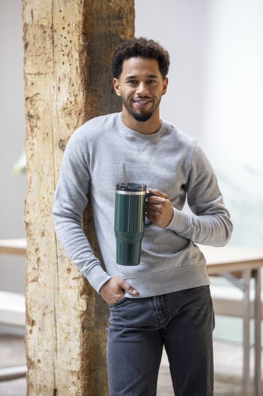 Melbourne 1200 ml RCS certified insulated tumbler with straw 14