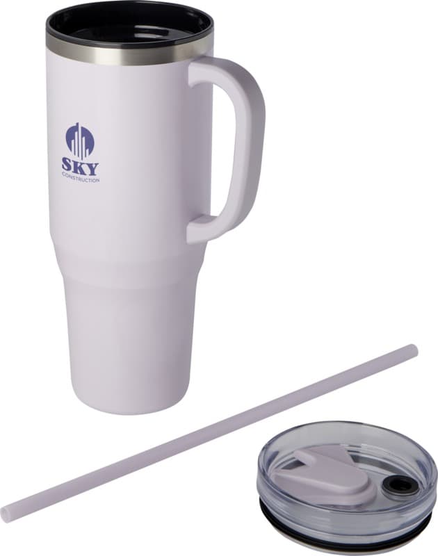 Melbourne 1200 ml RCS certified insulated tumbler with straw 24