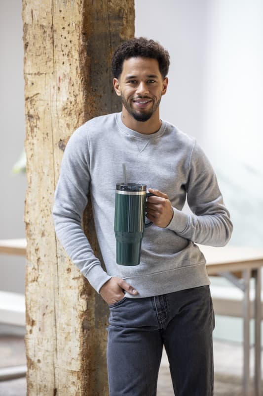 Melbourne 1200 ml RCS certified insulated tumbler with straw 38