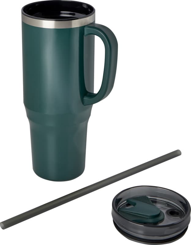 Melbourne 1200 ml RCS certified insulated tumbler with straw 43