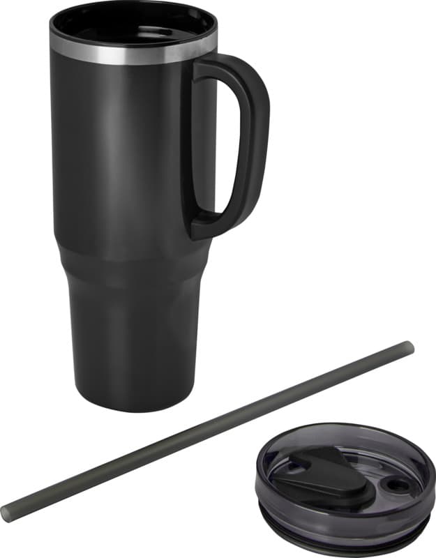 Melbourne 1200 ml RCS certified insulated tumbler with straw 60