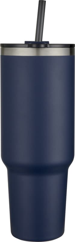 Sydney 1200 ml double wall RCS certified copper vacuum insulated tumbler with straw 26