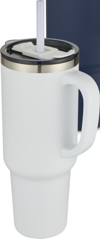 Sydney 1200 ml double wall RCS certified copper vacuum insulated tumbler with straw 31