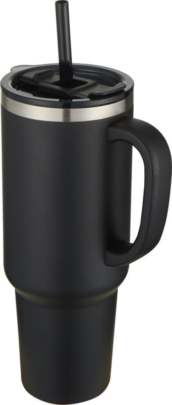 Sydney 1200 ml double wall RCS certified copper vacuum insulated tumbler with straw 41