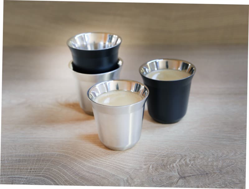 Duo 80 ml RCS certified stainless steel espresso cup set  5