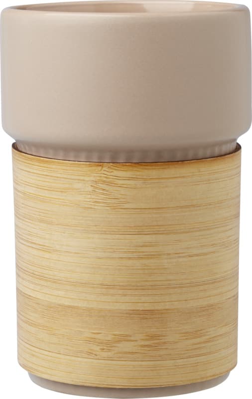 Fika 340 ml tumbler with bamboo sleeve 7