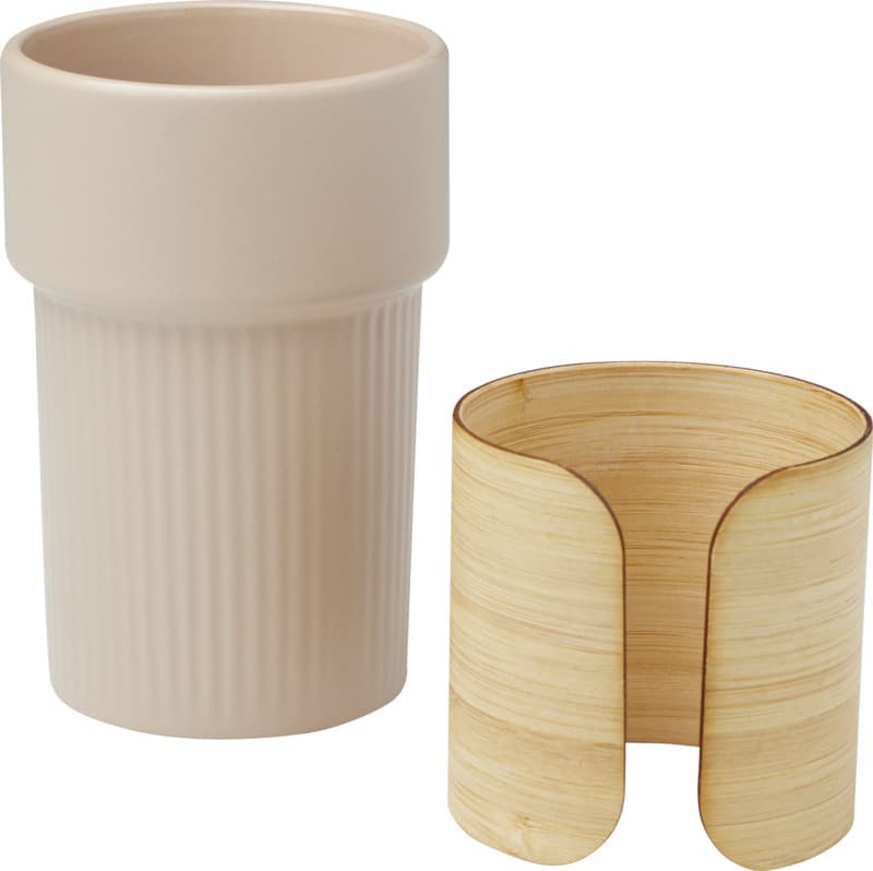 Fika 340 ml tumbler with bamboo sleeve 8